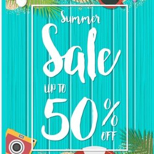 Up to 50% off until Friday. Only!!!!